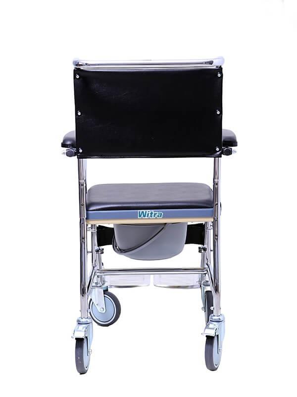 Tekerlekli Lazımlıklı Banyo Sandalyesi